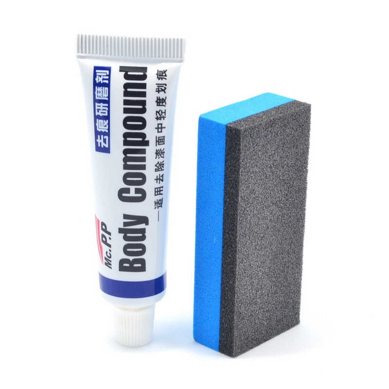 Car Scratch Hiding Polishing Paste with Sponge