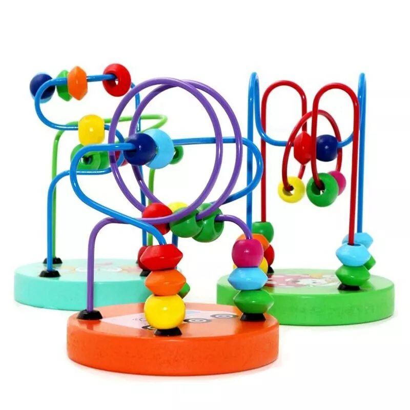 Wooden Beads Mini Maze for Kids