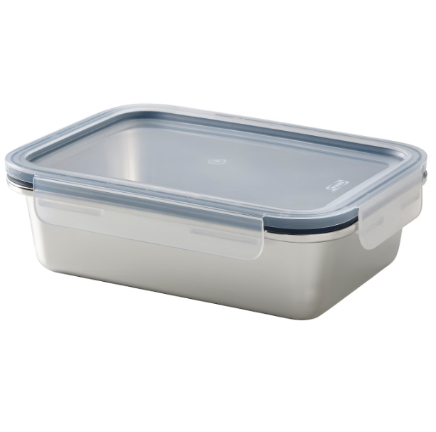 400ml Rectangular Plastic Food Storage Box With Clip Lid