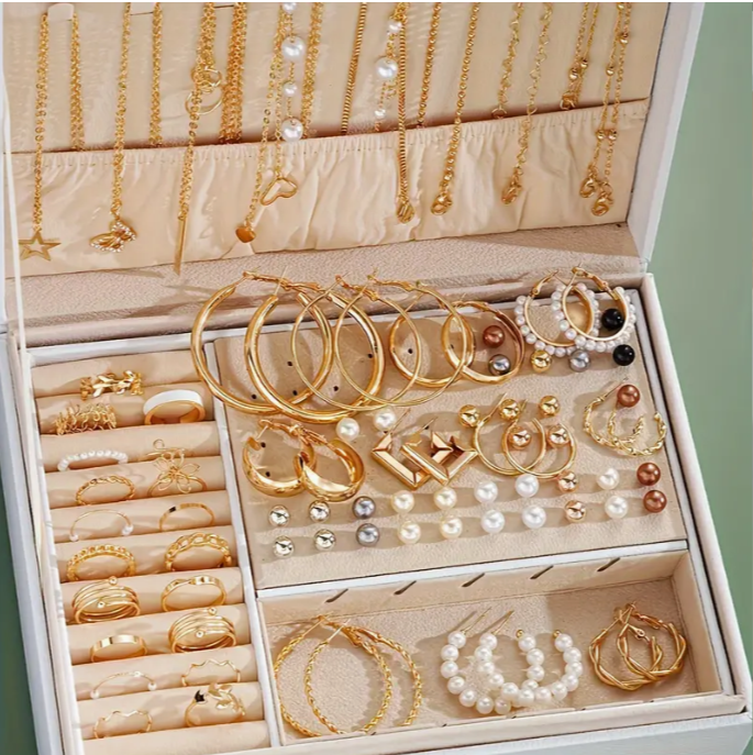 Vintage 86pcs Jewelry Set