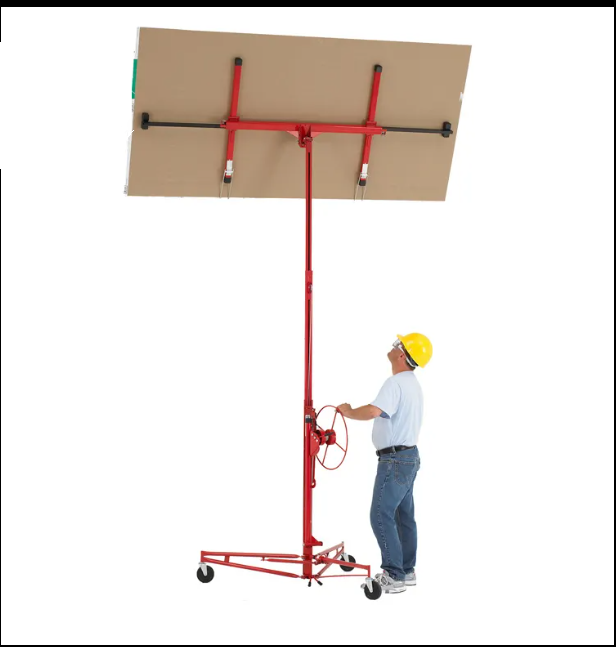 11ft Drywall Panel Hoist Rolling plasterboard ceiling used drywall panel lift