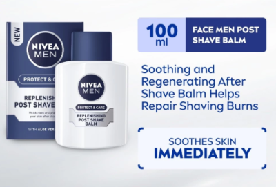 NIVEA Men Protect & Care Replenishing Post Shave Balm (100ml) - Image 2