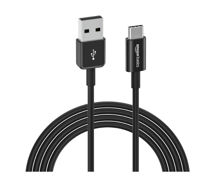 USB Type-C to USB-A 2.0 Male Fast Charging Cable