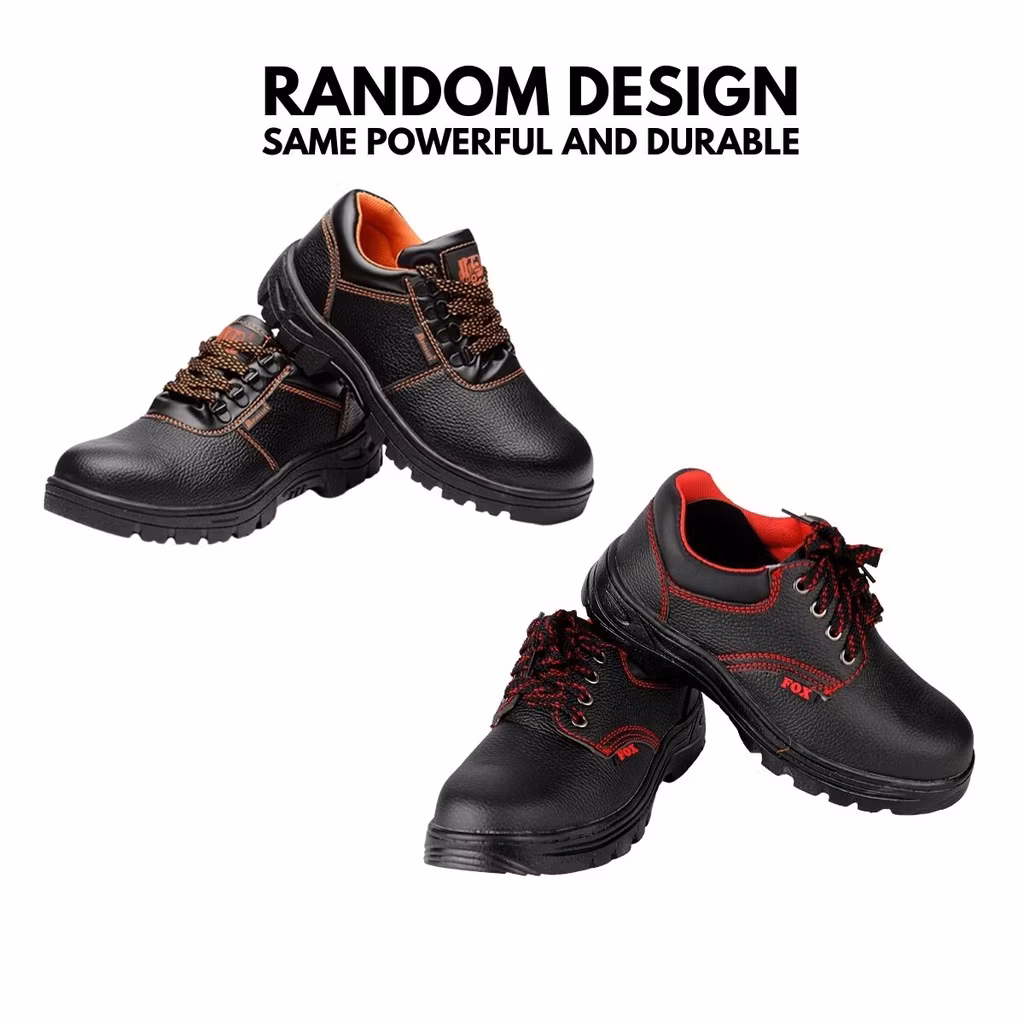 Black Low-Cut Safety Boots: Steel Toe Cap & Midsole Protection - Image 2