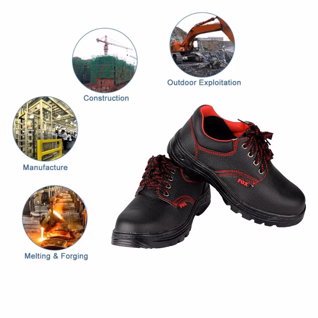Black Low-Cut Safety Boots: Steel Toe Cap & Midsole Protection - Image 4