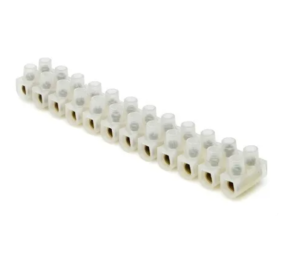 PVC Terminal Block Wire Connector – 12‑Position, 15A