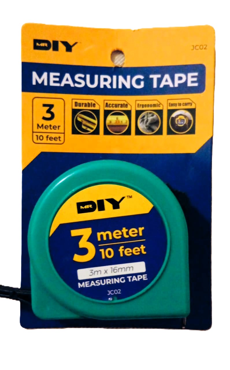 3m Measuring Tape (10ft) – 16mm Width