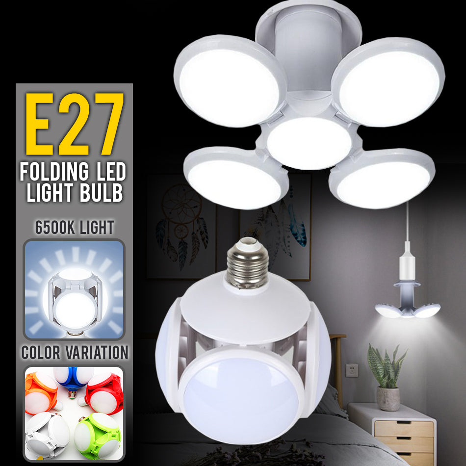 iDrop E27 40W Folding LED UFO Light Bulb (6500K Bright White) - Image 4