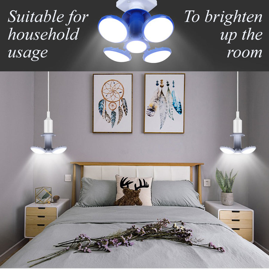 iDrop E27 40W Folding LED UFO Light Bulb (6500K Bright White) - Image 2