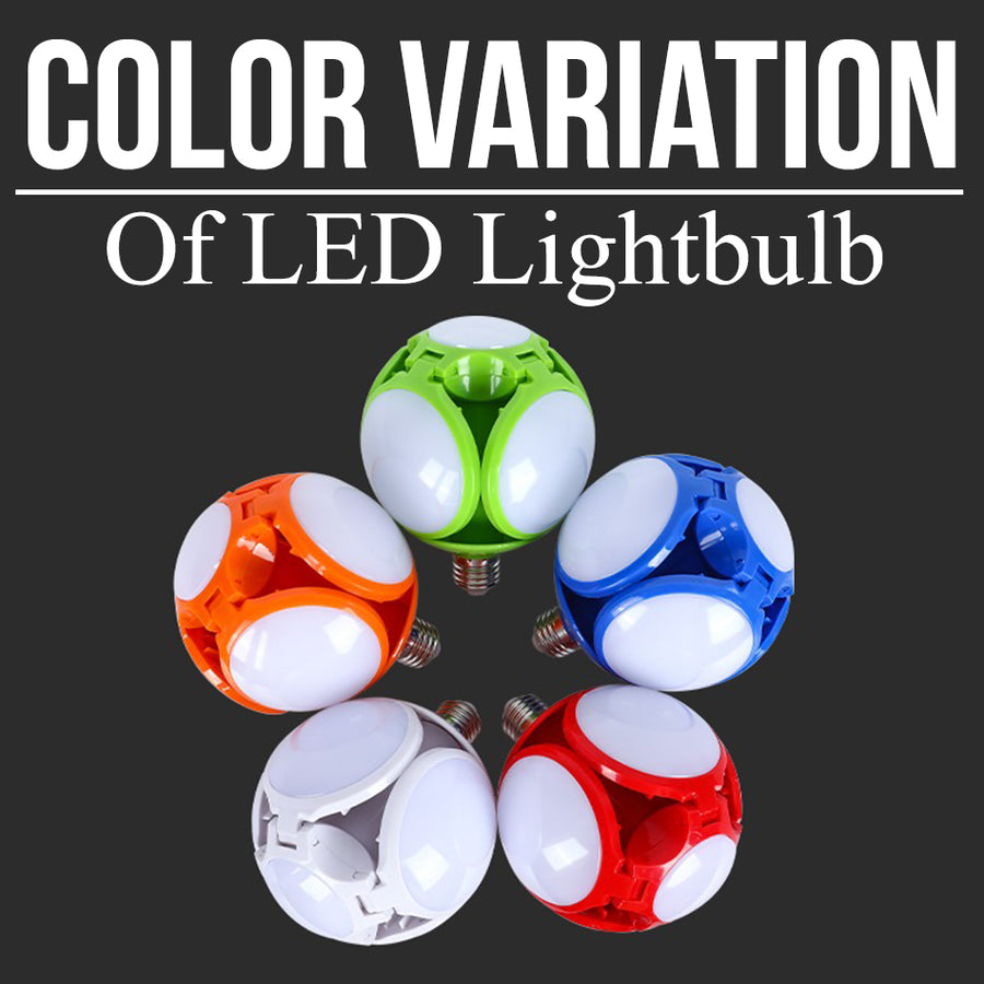 iDrop E27 40W Folding LED UFO Light Bulb (6500K Bright White) - Image 5