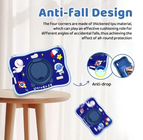 7” Kids Tablet – WiFi, Android 6G + 128GB, Educational Tablet with Camera, Affordable Android Learning Device for Children - Image 4