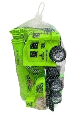 large-green-construction-dump-truck