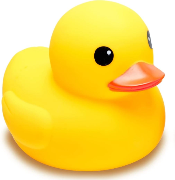 Yellow Rubber Ducks Bath Toy Set
