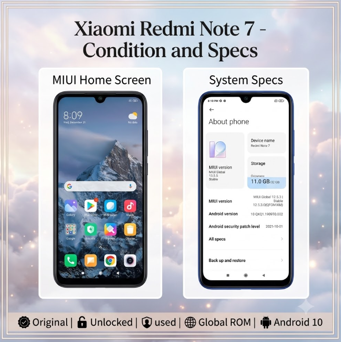 xiaomi-redmi-note-7-global-version-64gb-storage-4gb-6gb-ram-6-3-display-4000mah-battery-used-3-month-warranty