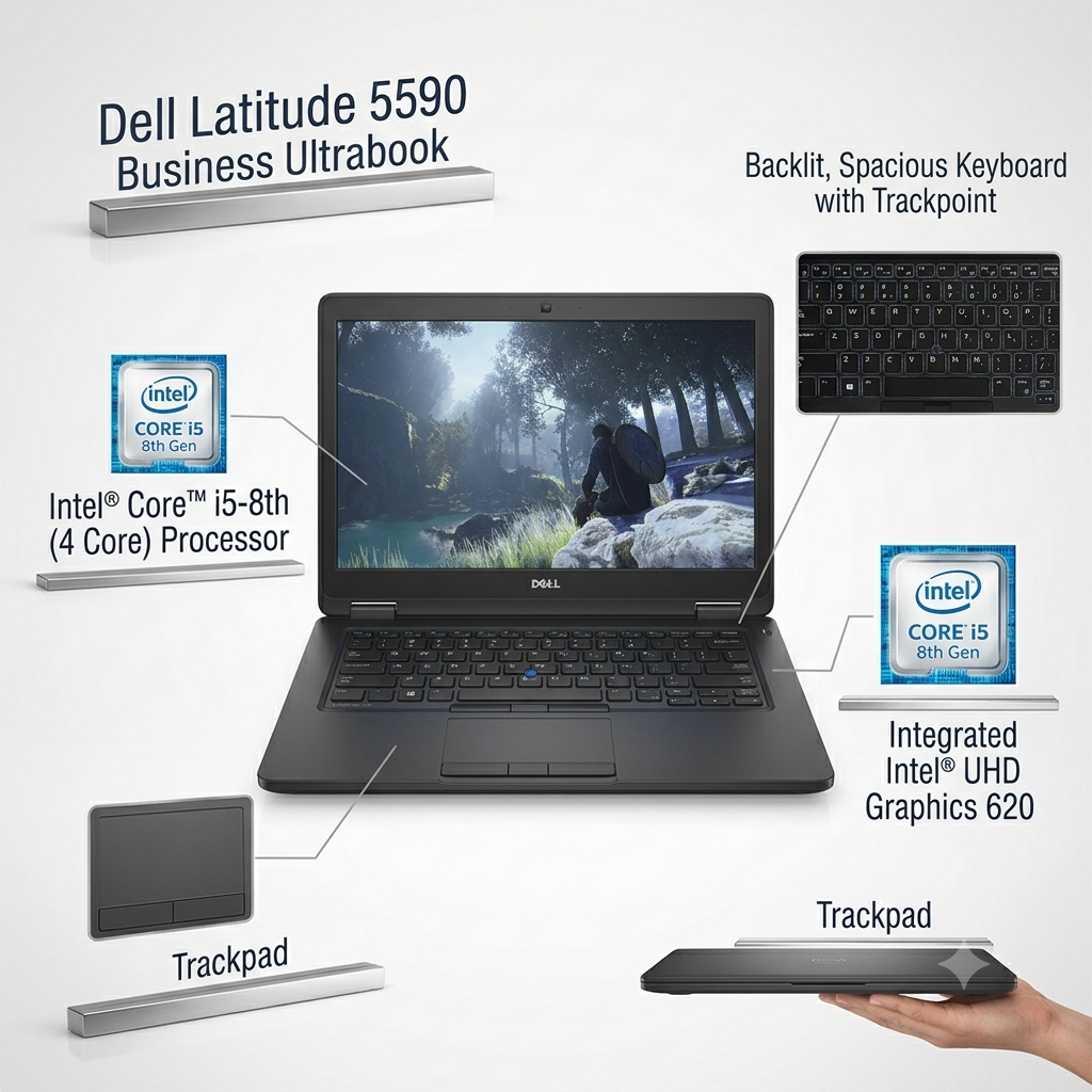 Acer TravelMate Slim 14" | Intel Core i5 (5th Gen) | 8GB RAM | 500GB HDD (SSD Upgradable) | Backlit Keyboard & Fingerprint Reader