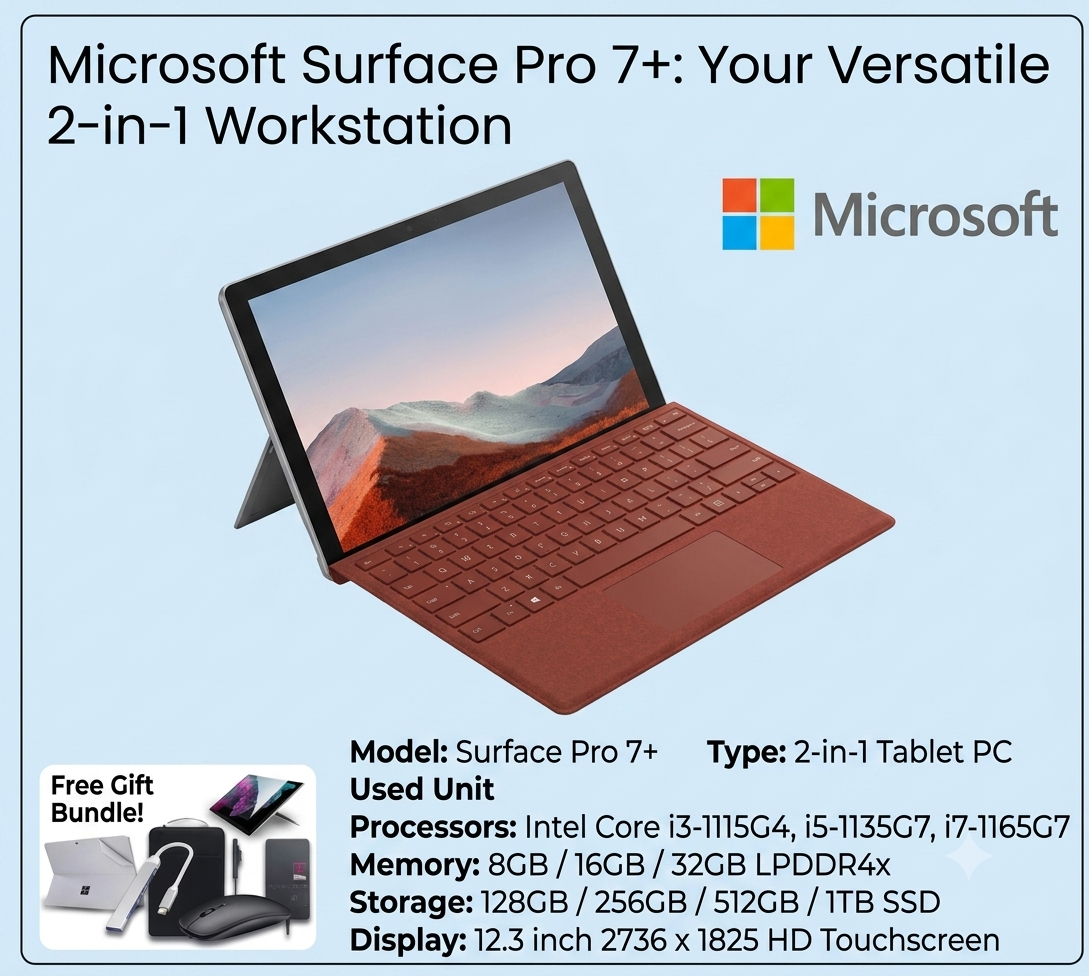 microsoft-surface-pro-7-12-3-2-in-1-tablet-pc-used-unit-intel-core-i3-i5-i7-8gb-32gb-ram-128gb-1tb-ssd-hd-touchscreen-includes-free-gift-bundle