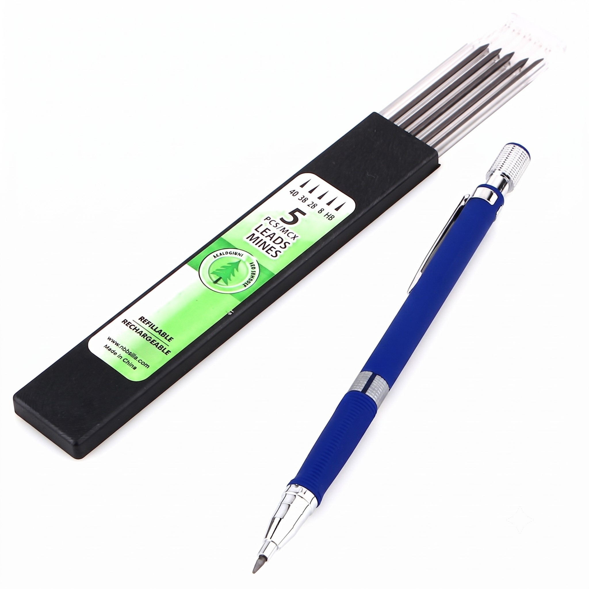 2-0mm-mechanical-pencil-with-thick-lead-refill-case