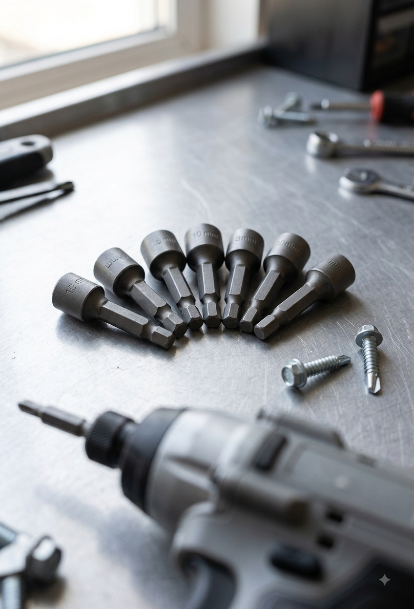 HIRO 7-Piece Hex Socket Bit Set