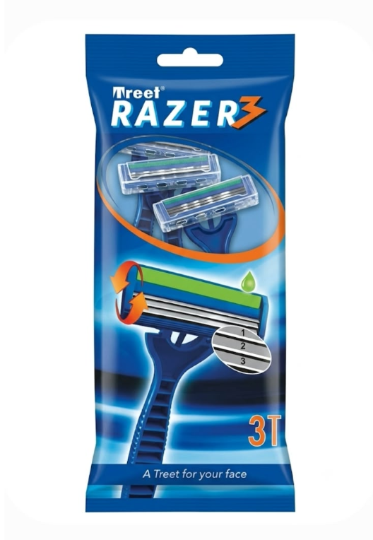 Razer 3 Disposable Razors 3 blades (Pack of 3)