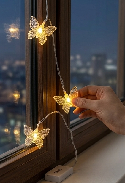 HIRO LED Light (Butterfly Decorative String Lights)