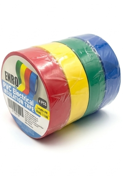 HIRO PVC Electrical Insulation Tape (4 Rolls Pack)