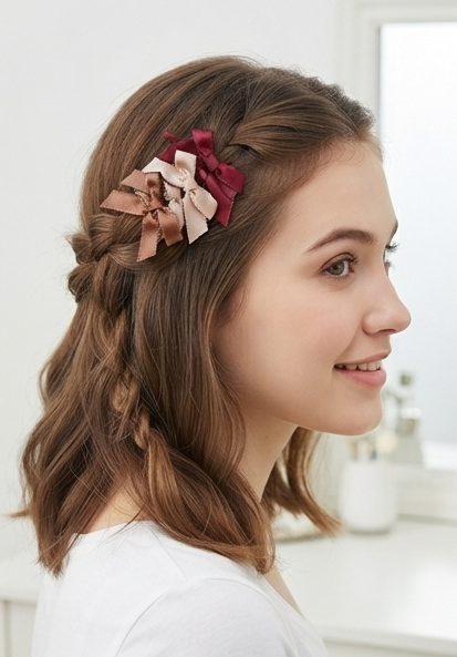 satin-ribbon-hair-clip-set