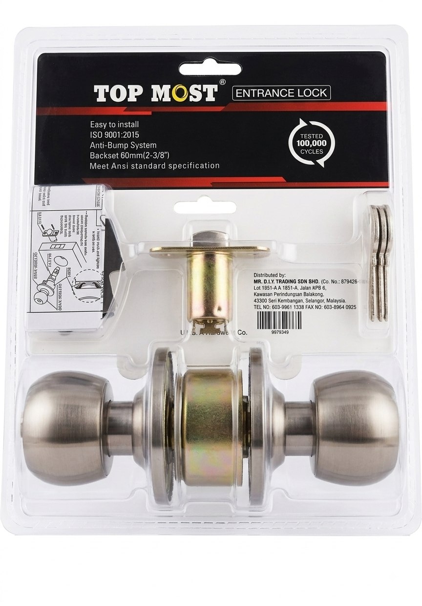 TOP MOST Entrance Lock