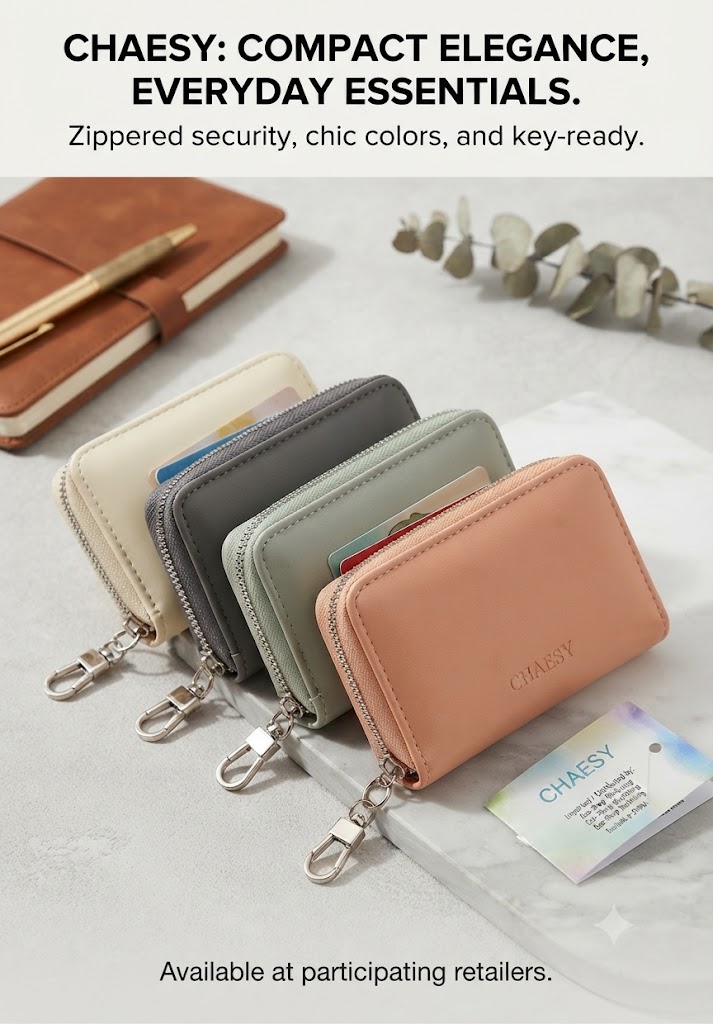 chaesy-compact-faux-leather-zippered-wallet-key-holder-assorted-pastel-colors