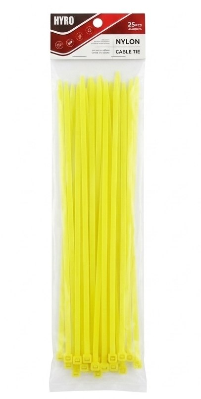hyro-yellow-nylon-cable-ties-25-pieces-5-x-300-mm