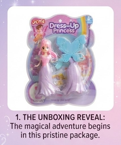 Joy-It Dress-Up Princess Doll Set