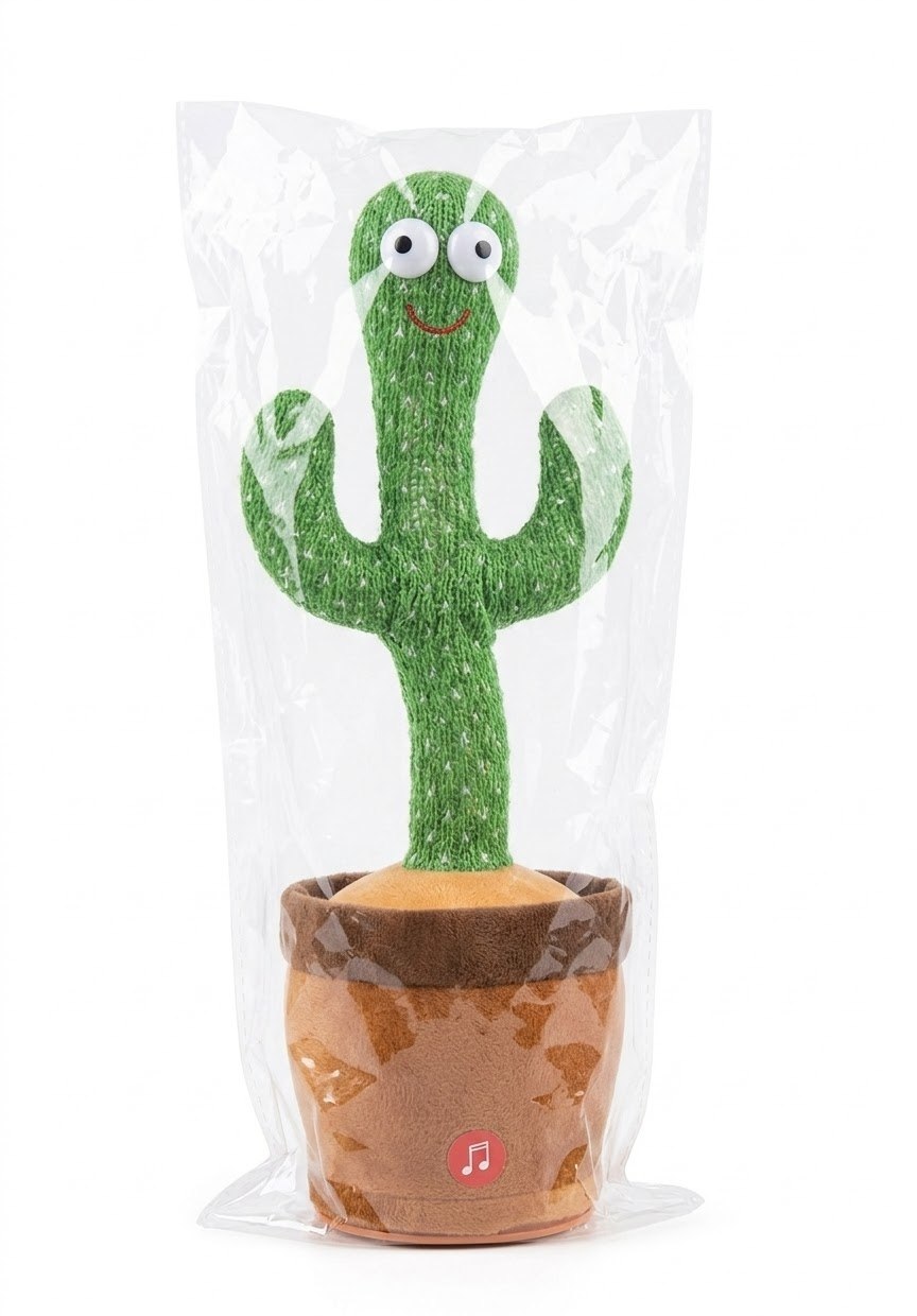 Dancing & Talking Plush Cactus Toy