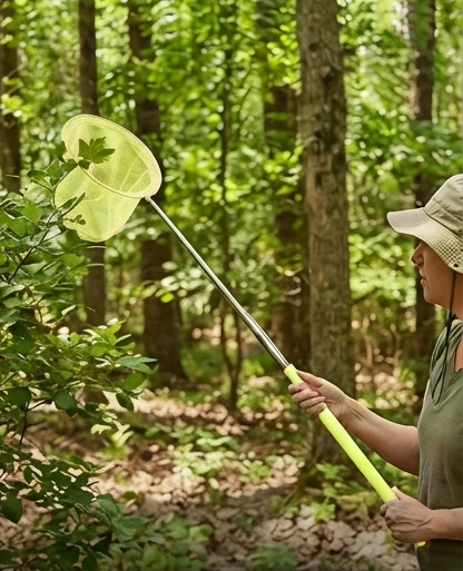 Pawsitives Telescoping Net (Pink & Green)