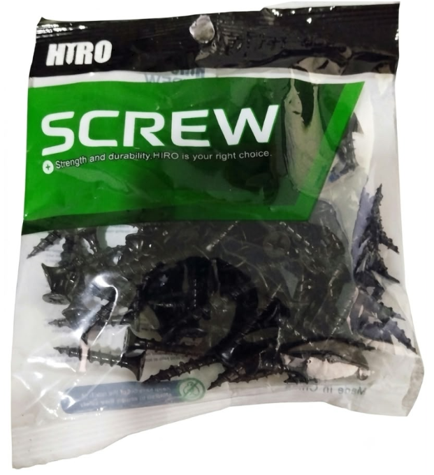 HIRO Black Screws - 4X25mm 180g